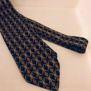 #1735 VTG ROBERT TALBOTT ROYAL BLUE NECKTIE 56X4